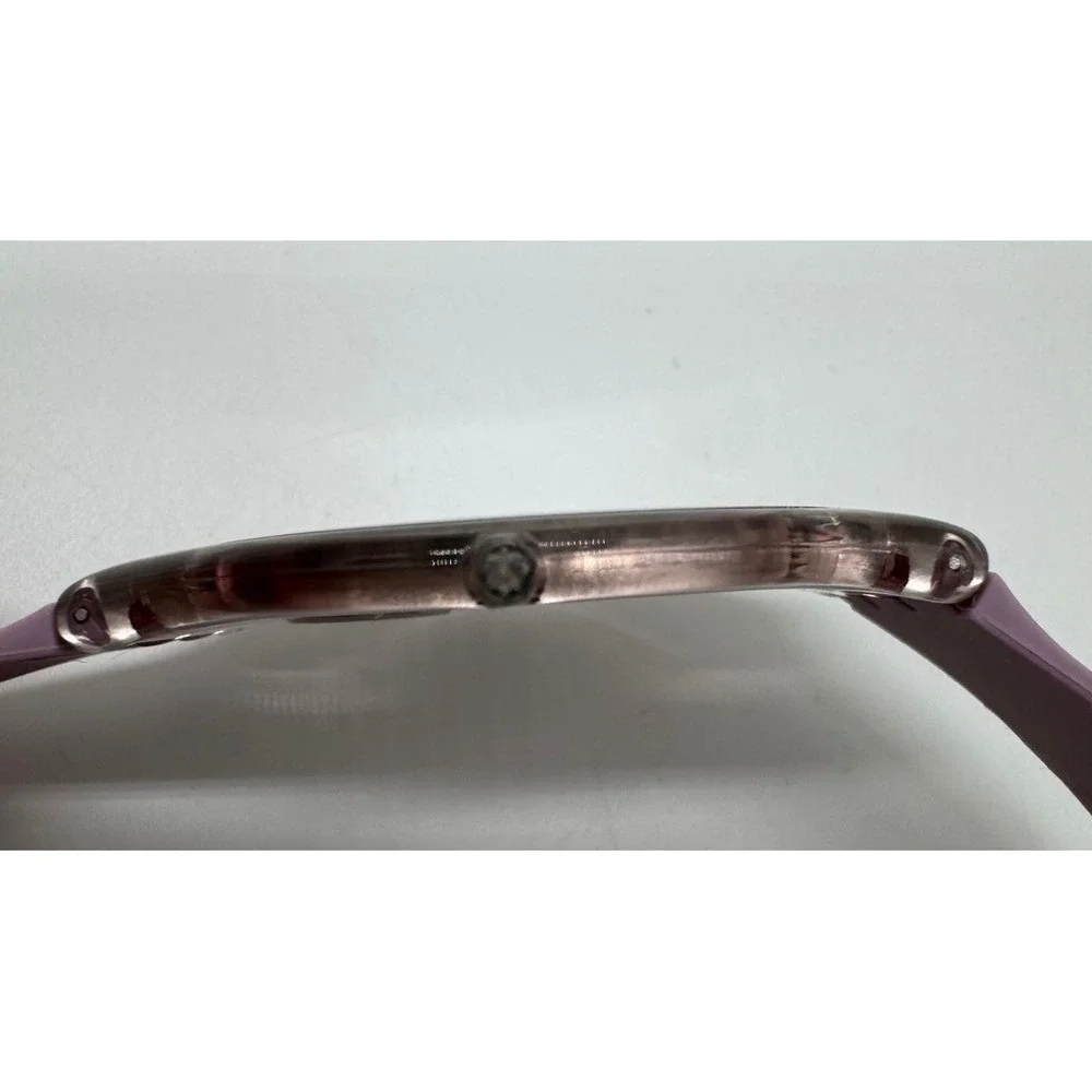 Swatch Trimento SFR101‎ Women Watch 2003 Analog Purple Band Fresh Battery